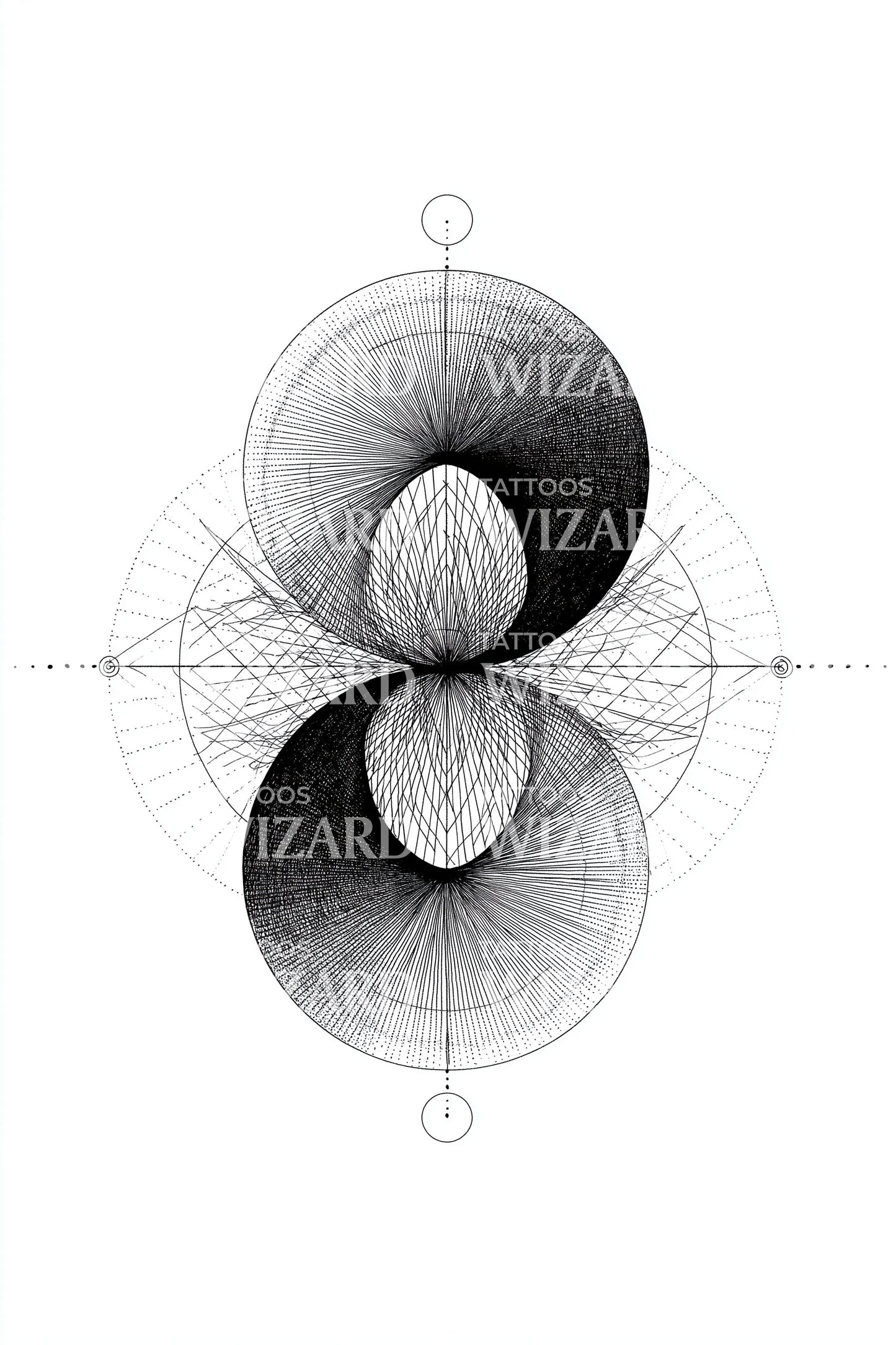Yin Yang Infinity Tattoo Design