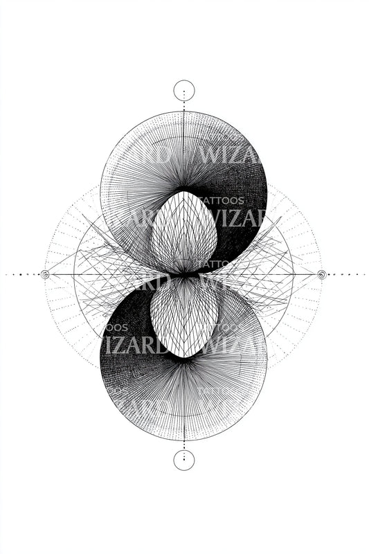 Yin Yang Infinity Tattoo Design