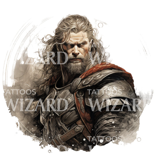 Thor Inspired Marvel Tattoo Design