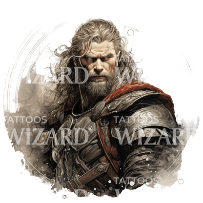 Thor Inspired Marvel Tattoo Design