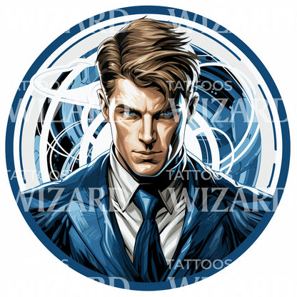 Marvel Inspired Mr Fantastic Tattoo Design