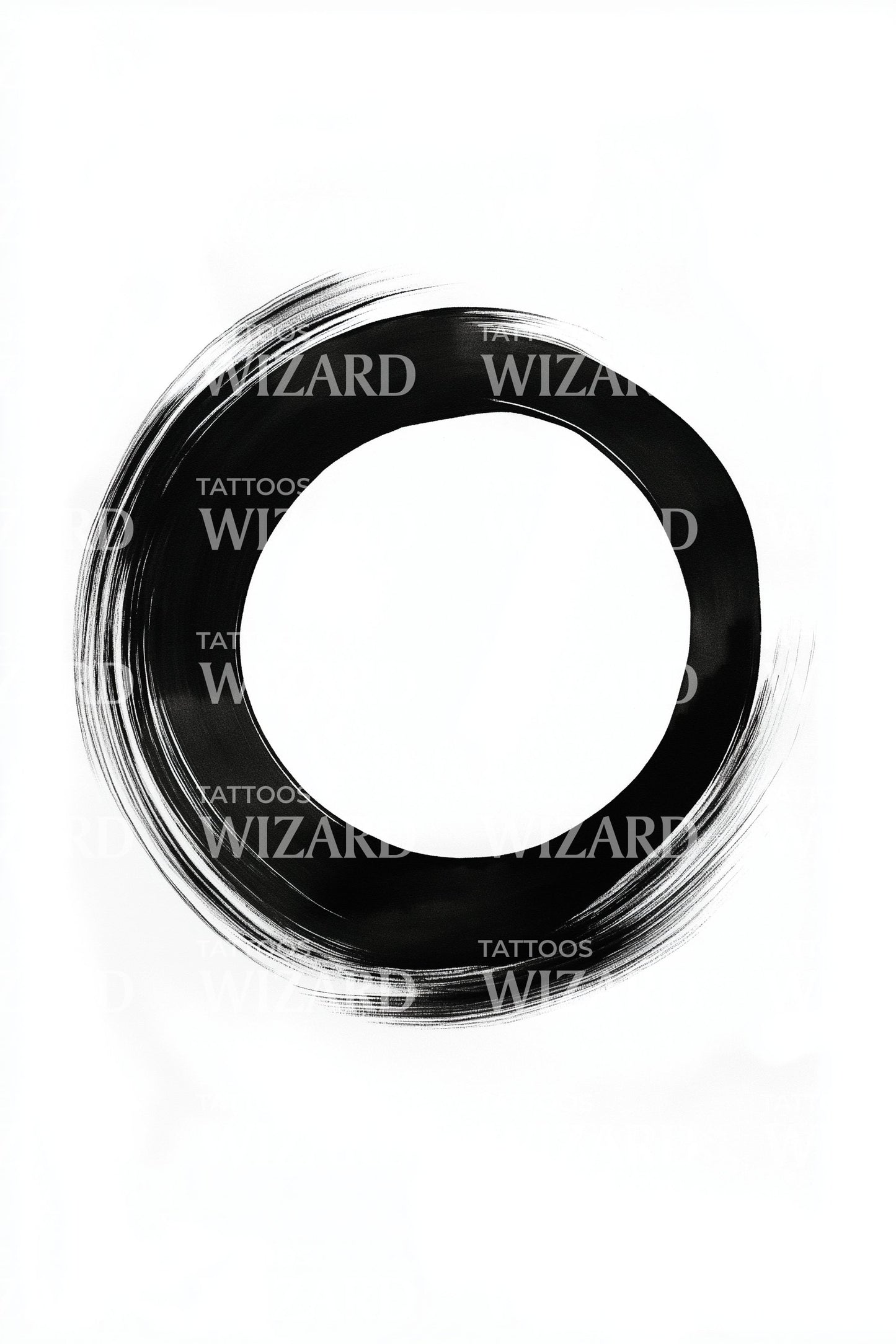 Zen Enso Circle Tattoo Design