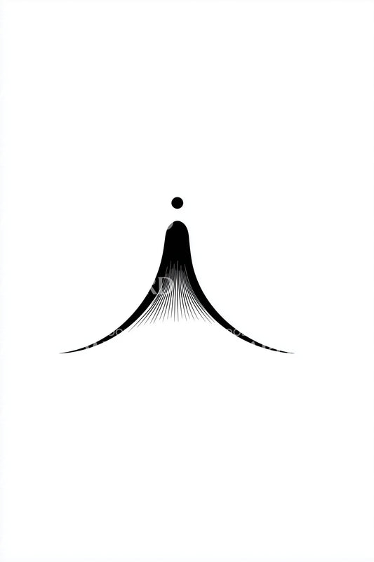 Idea per tatuaggio della vetta Zen Summit