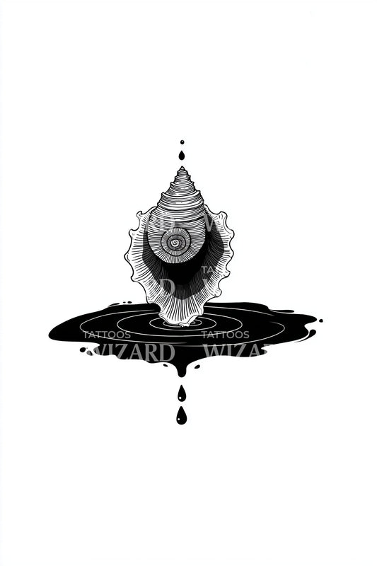 Zen Waterdruppel Tattoo Idee