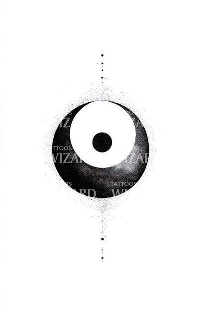 Zen Yin Yang Tattoo Idee